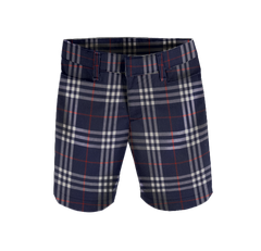 Girl's Plaid Flat Front Shorts