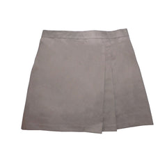 1776 Girl's / Women's Khaki Two-Kick Pleated Skort
