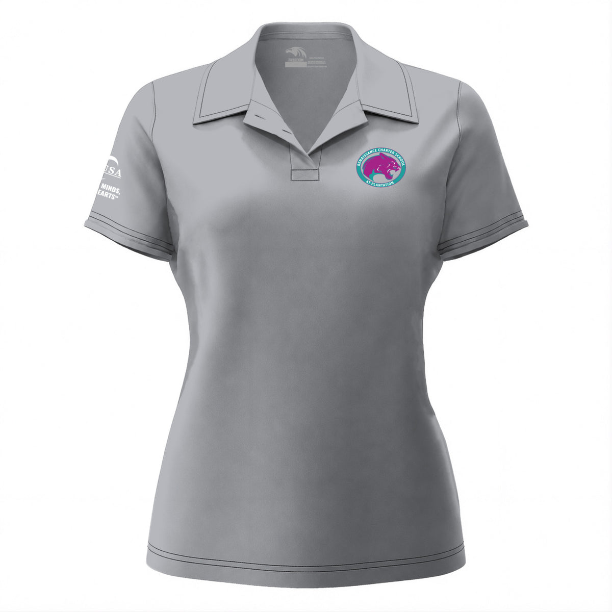 Renaissance Charter School At Plantation - Women's Freedom Activewear Polo (9)