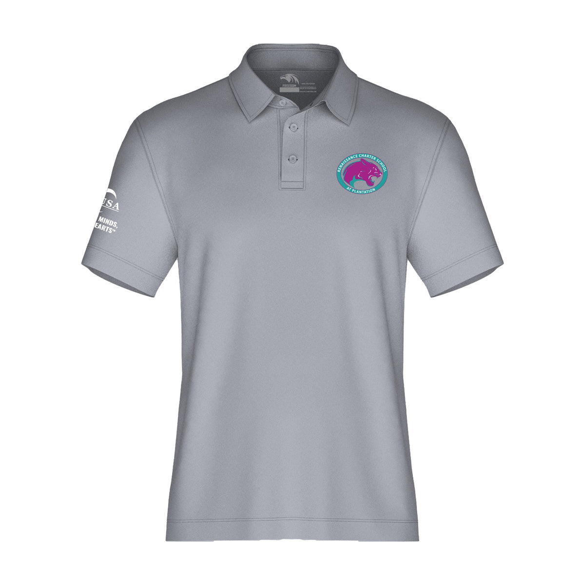 Renaissance Charter School At Plantation - Freedom Activewear Polo (9)