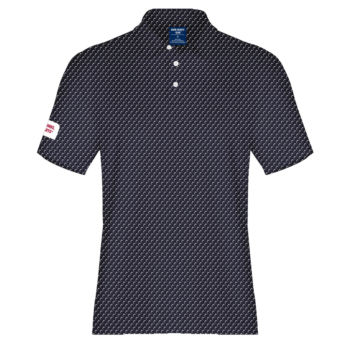 Patriot Performance Navy Polo with White accents