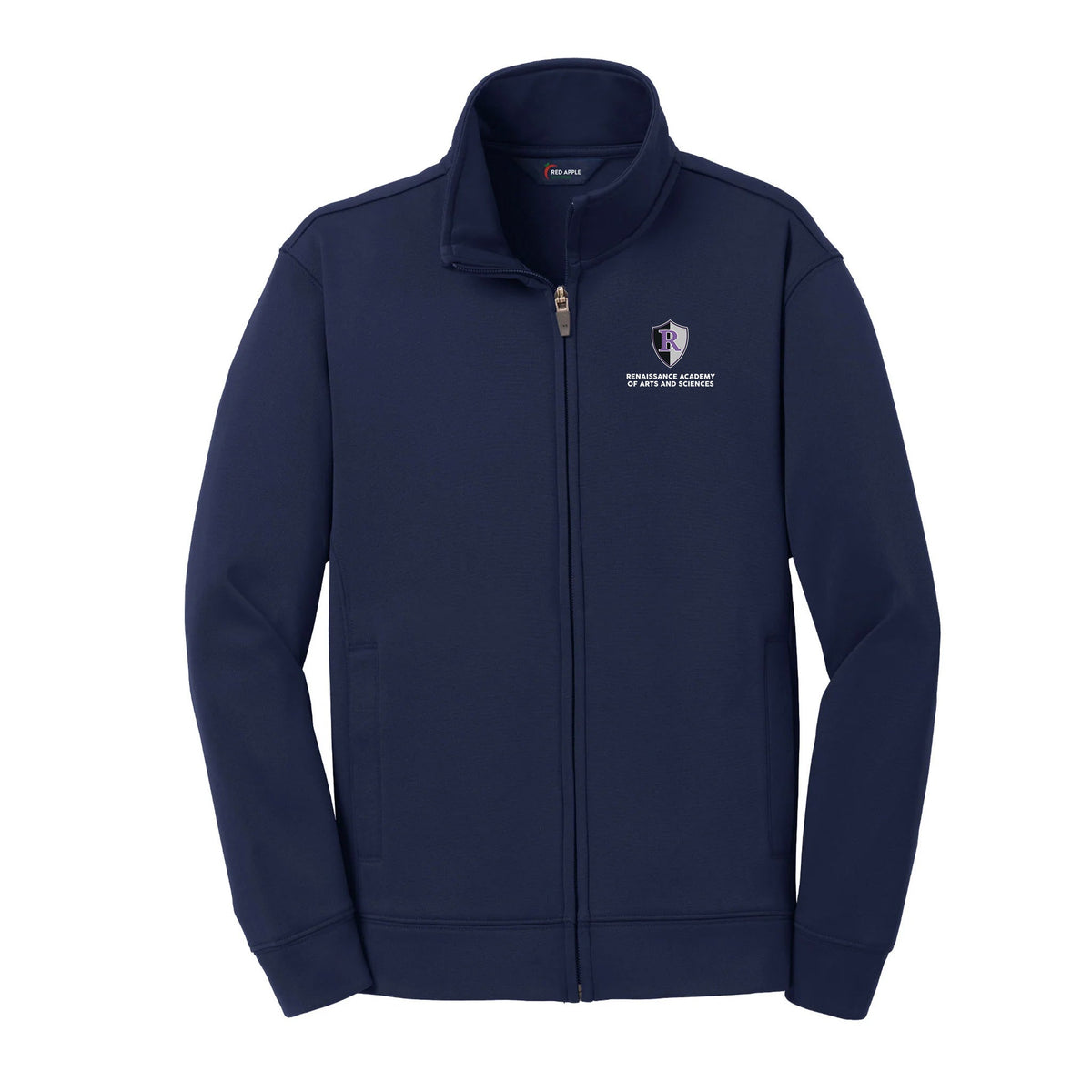 Renaissance Academy Of Arts And Sciences K-5 Unisex 2 Pocket Fleece Jacket - While Supplies Last