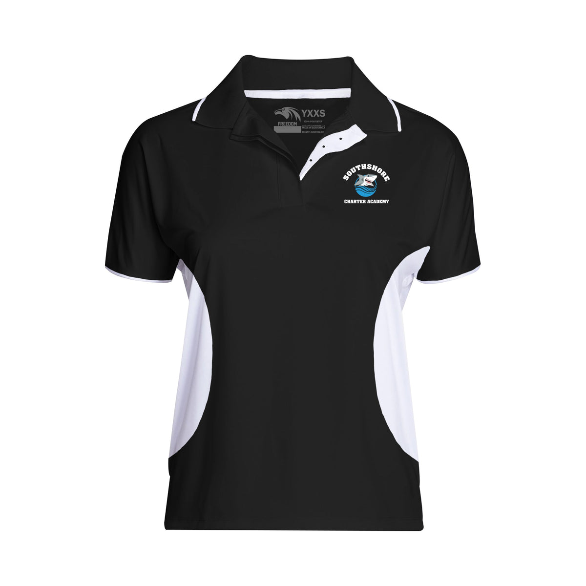 Southshore Charter Academy (6-8) - Women's Freedom Activewear Colorblock Polo (FINAL SALE / NO RETURNS)