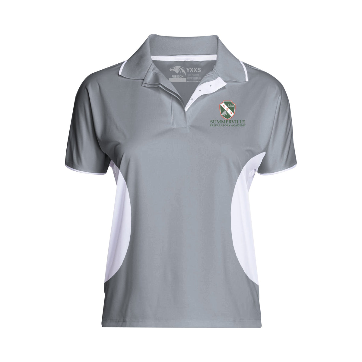 Summerville Preparatory Academy (6-8) - Women's Freedom Activewear Colorblock Polo (FINAL SALE / NO RETURNS)